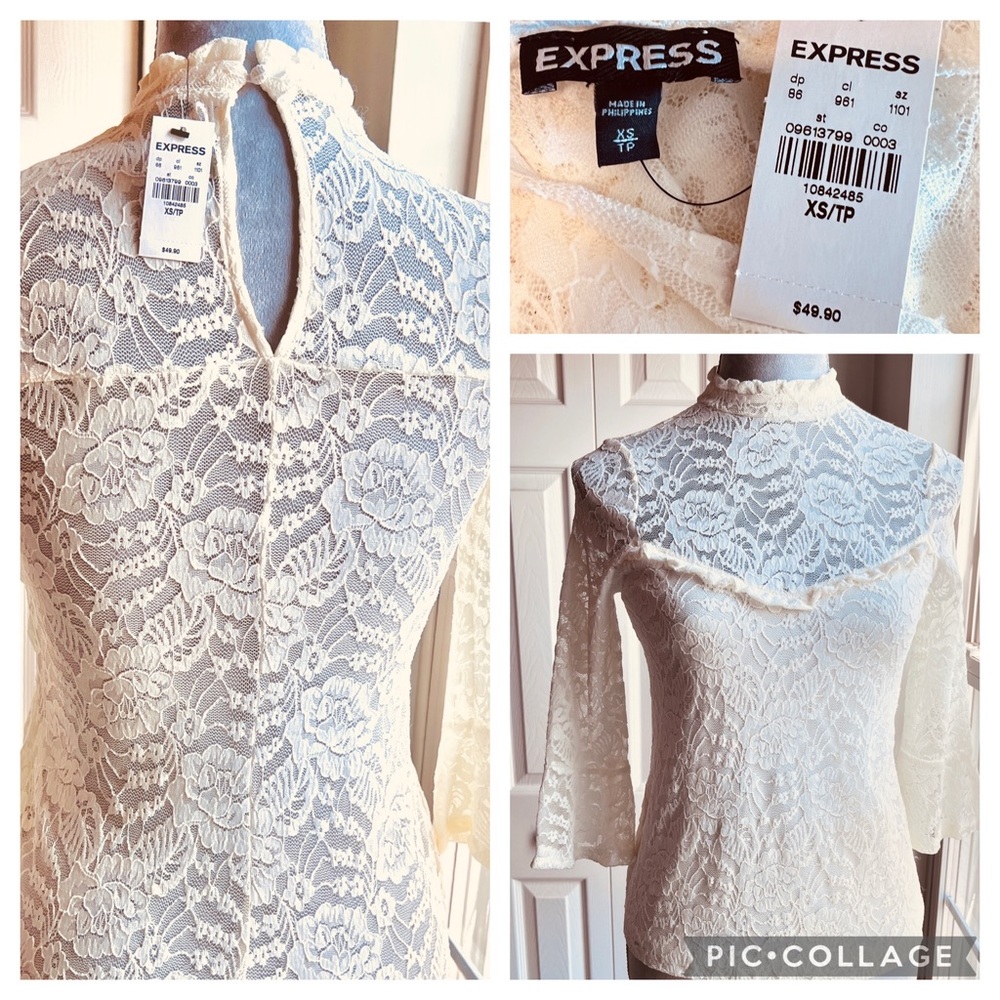 Price⬇️ NWT* EXPRESS Lace Top